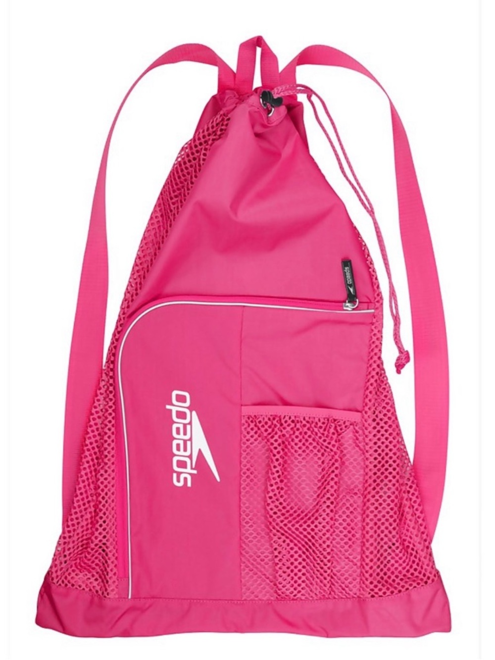 Speedo NWT Hot Pink Drawstring Deluxe Ventilator Mesh Swim Backpack